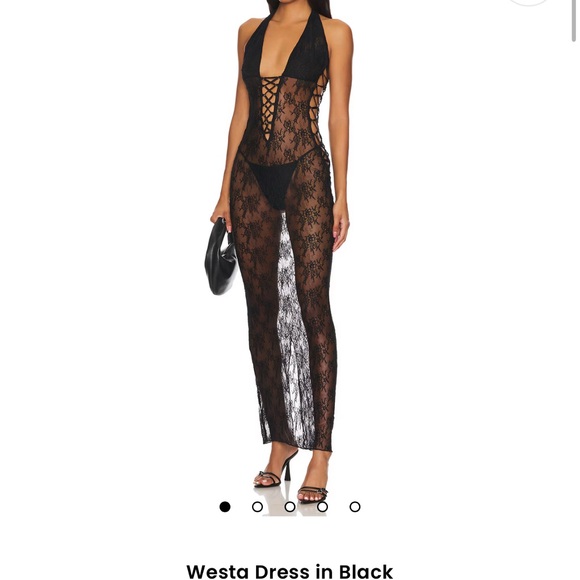 anthropologie long black dress I.AM.GIA main image 1